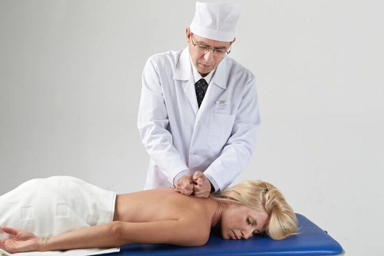 Masaža s cervikalnom osteohondrozom