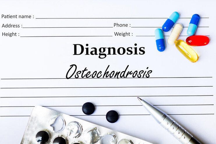 lijekovi za dijagnosticiranje osteohondroze